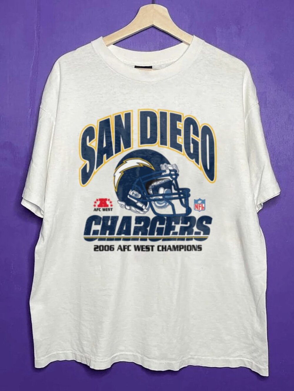 Vintage San Diego Chargers NFL Champs Shirt, Retro Chargers Football Team Shirt